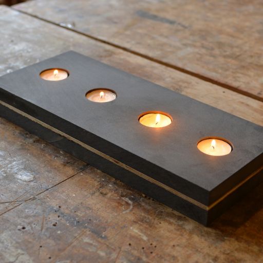 bougeoir noir